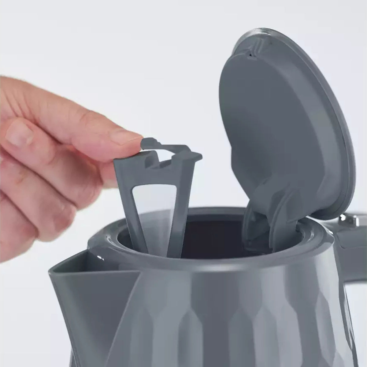 Russell Hobbs Honeycomb Electric 1.7L Cordless Kettle Grey | 26053