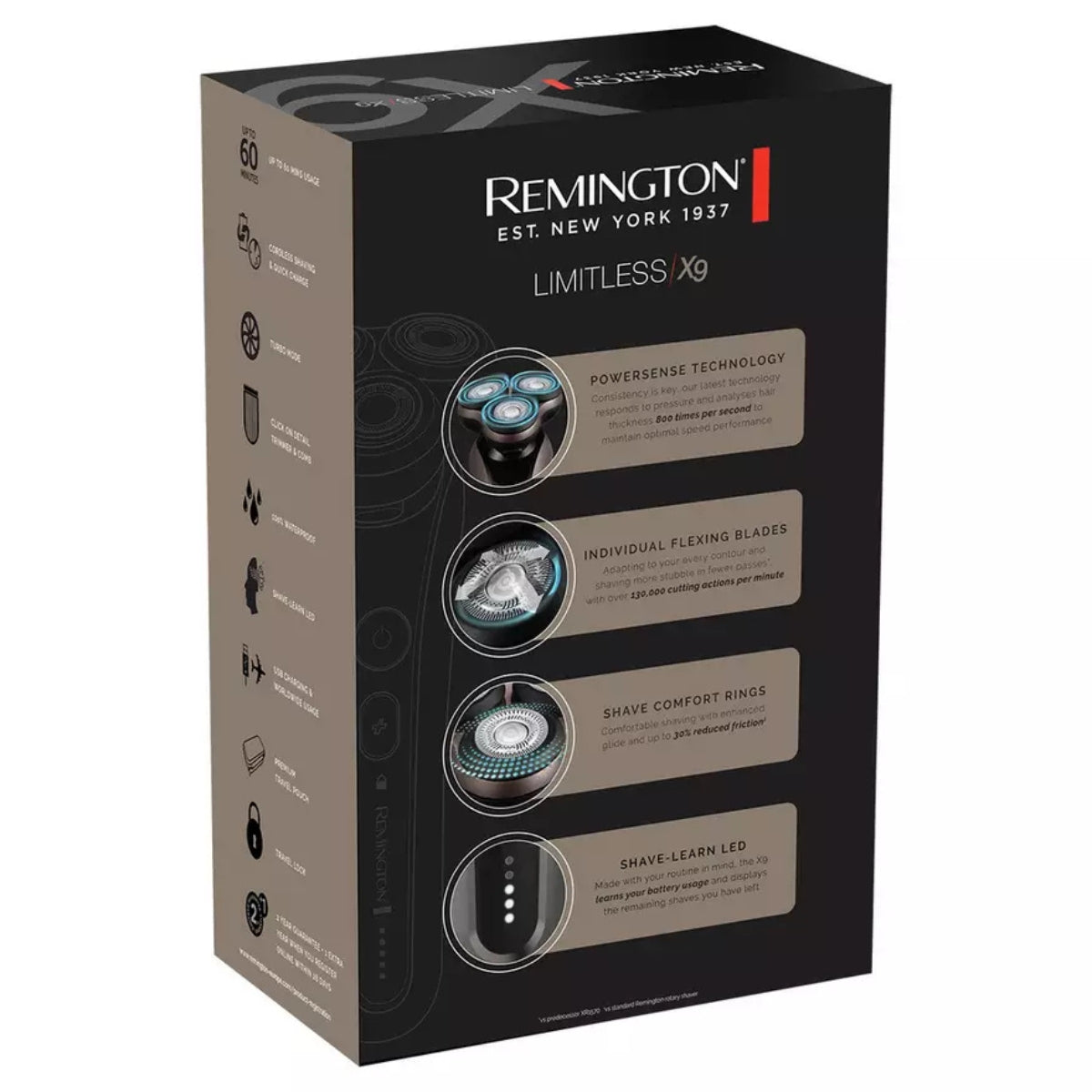 Remington Limitless X9 Wet and Dry Electric Shaver | XR1790