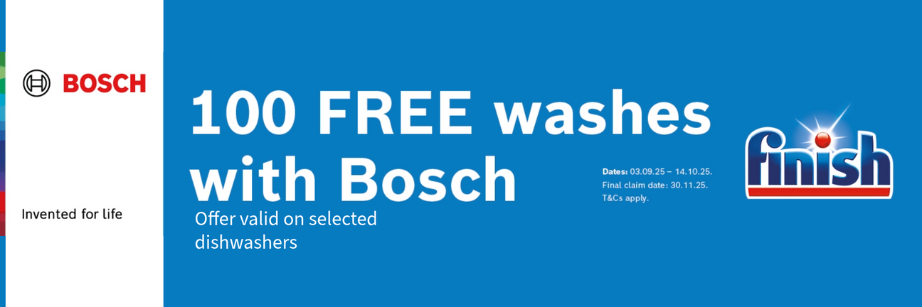 Bosch Dishwasher Promo