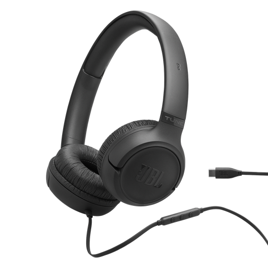 JBL Tune 530C Wired Headphones - Black | JBLT530CBLK