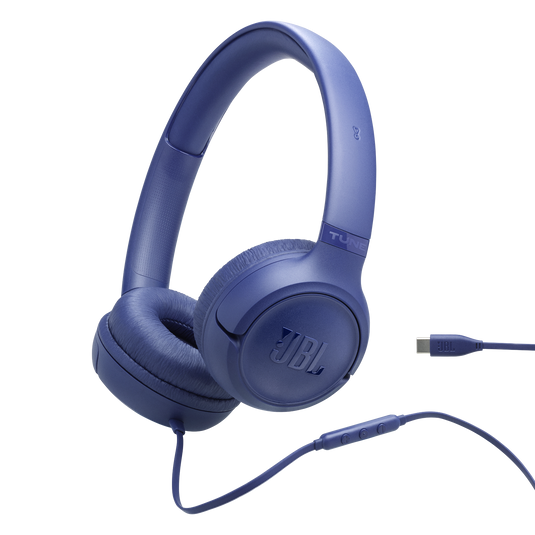JBL Tune 530C Wired Headphones - Blue | JBLT530CBLU