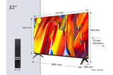 TCL 32" QLED Full HD Android Smart TV | 32V5C
