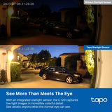 Tapo Indoor/Outdoor Home Security Wi-Fi Camera | TAPOC120