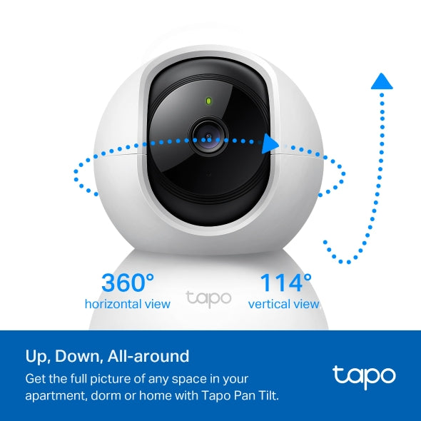 Tapo Pan/Tilt Home Security Wi-Fi Camera | TAPOC210