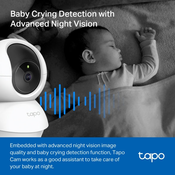 Tapo Pan/Tilt Home Security Wi-Fi Camera | TAPOC210