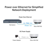 Deco AX3000 Whole Home Mesh WiFi 6 System with PoE - 3pk | DECOX50POE3PK