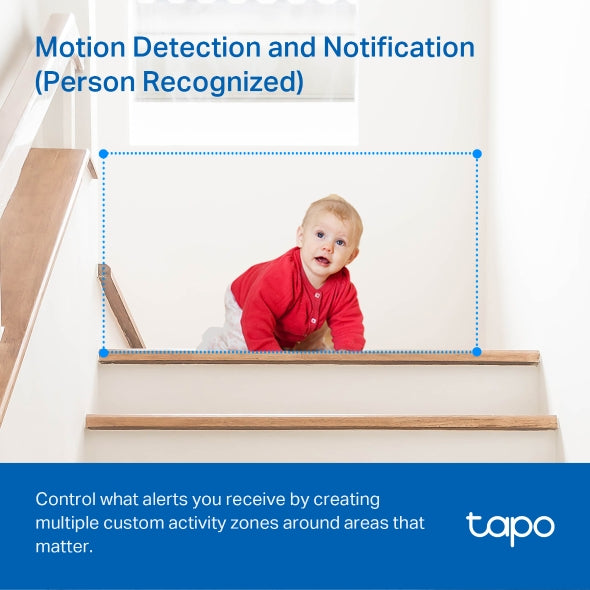 Tapo Pan/Tilt Home Security Wi-Fi Camera | TAPOC210P2