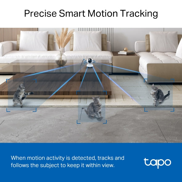 Tapo Pan/Tilt Home Security Wi-Fi Camera | TAPOC220