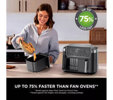 Ninja DualZone 7.6L 2-Drawer Air Fryer - Grey | DZ801UK