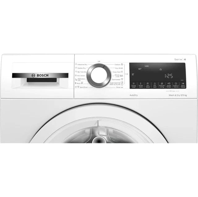 Bosch Series 4 9kg&5kg Washer Dryer White WNA144V9GB