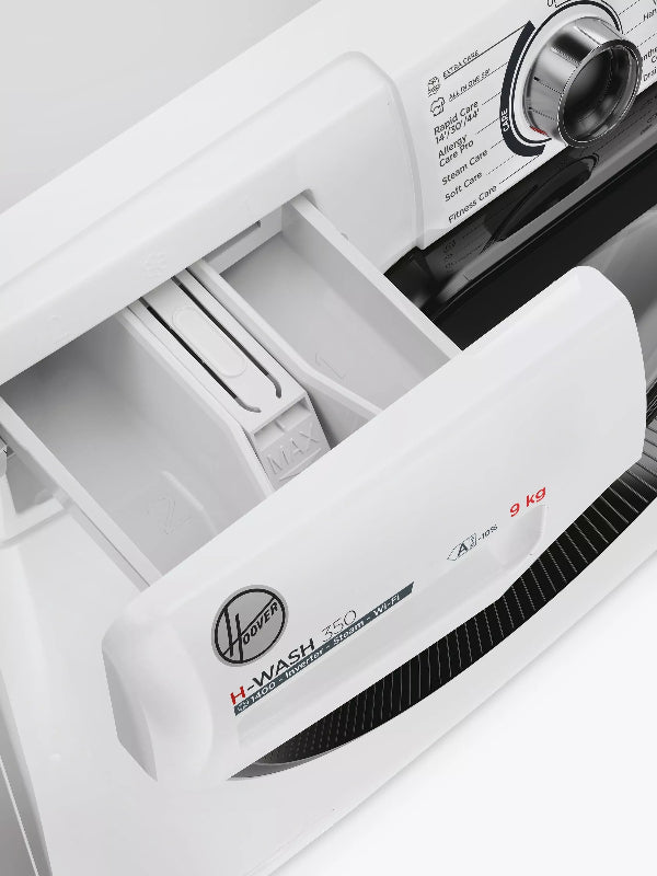 Hoover H-WASH 350 9kg A Rated Washing Machine - White | H3WPS496TAMB6-80