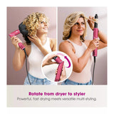 Shark FlexStyle 5-in-1 Air Styler & Hair Dryer with Storage Case Malibu Pink HD440BPUK