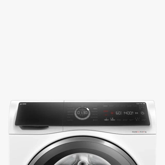 Bosch Series 8 10.5kg&6kg Washer Dryer - White | WNC25410GB
