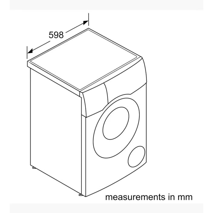 Bosch Series 8 10.5kg&6kg Washer Dryer - White | WNC25410GB