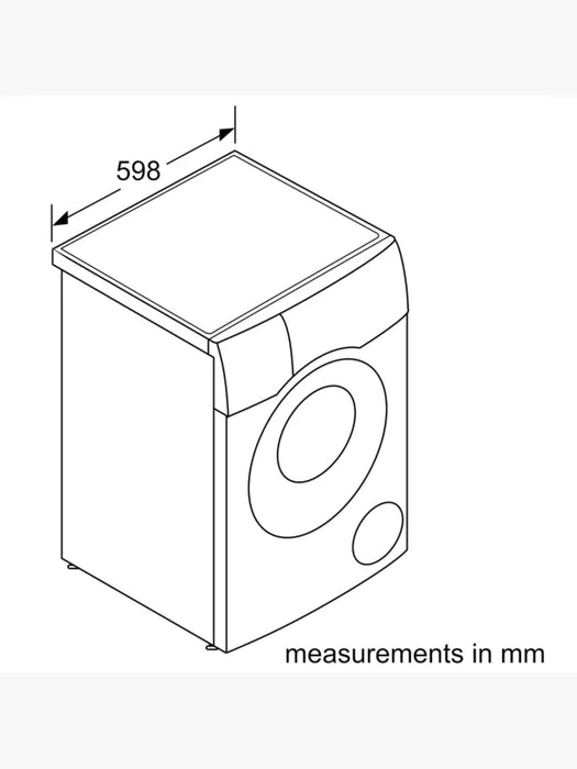 Bosch Series 8 10.5kg&6kg Washer Dryer White WNC25410GB