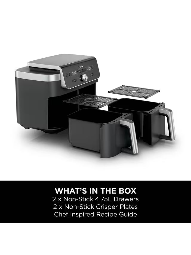 Ninja DualZone XL 9.5L 2-Drawer Air Fryer | DZ901UK