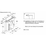 Neff N90 80cm Glass Downdraft Hood I88WMM1S7B
