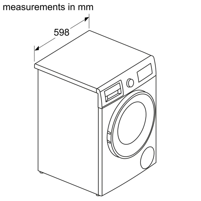 Bosch Series 4 8kg&5kg Washer Dryer White WNA134U8GB