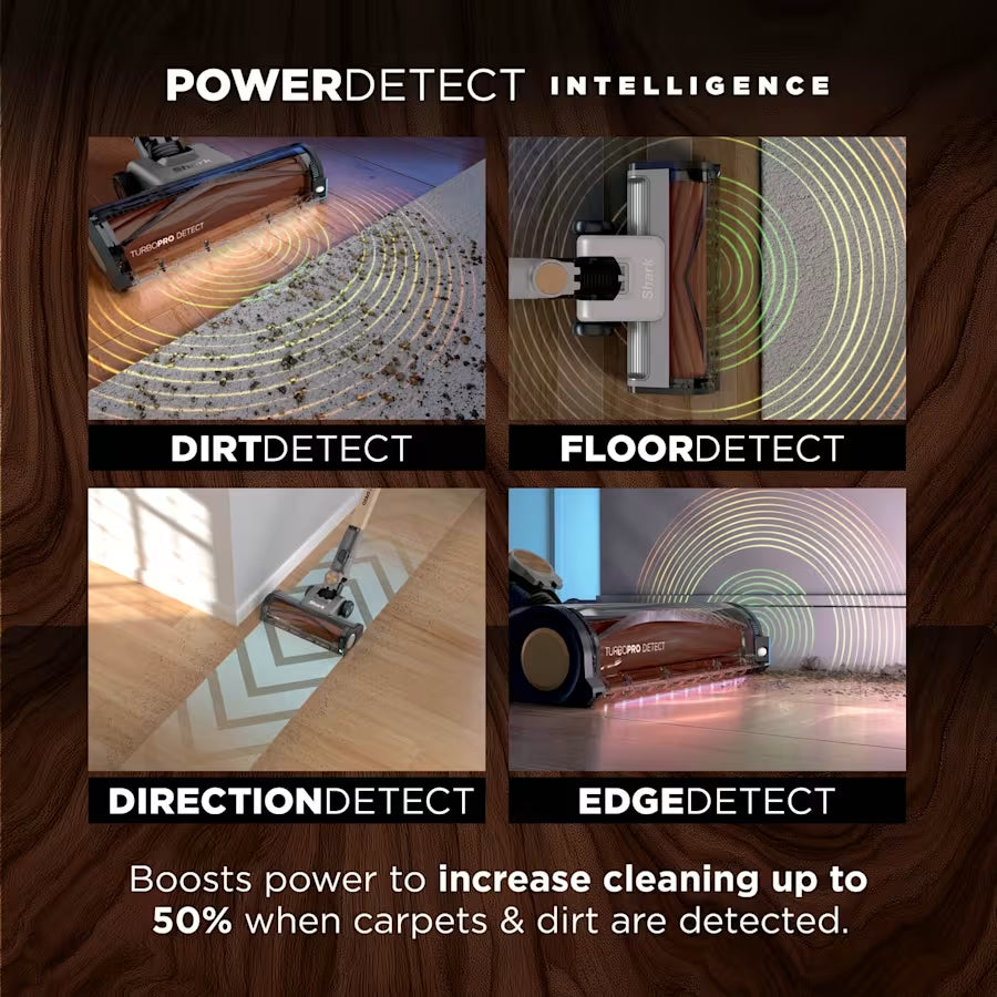 Shark PowerDetect Speed Luxe Collection Clean & Empty Cordless Vacuum - Oatstone | IA3246UKTIV