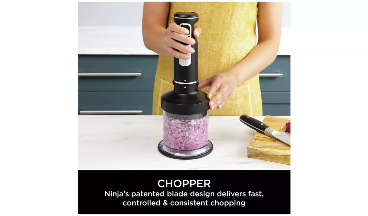 Ninja Foodi 3-in-1 Hand Blender, Mixer & Chopper CI100UK