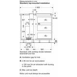 Neff N90 80cm Glass Downdraft Hood I88WMM1S7B