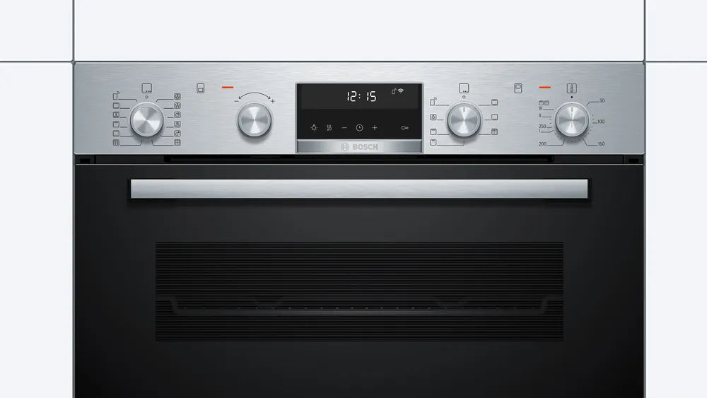 Bosch Series 6 Double Oven Brushed Steel MBA5785S6B