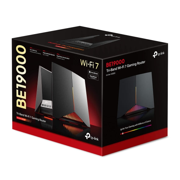 TP Link BE19000 Tri-Band Wi-Fi 7 Gaming Router | ARCHERGE800