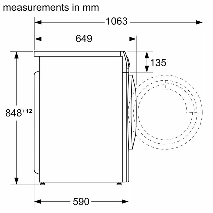 Bosch Series 4 8kg&5kg Washer Dryer White WNA134U8GB