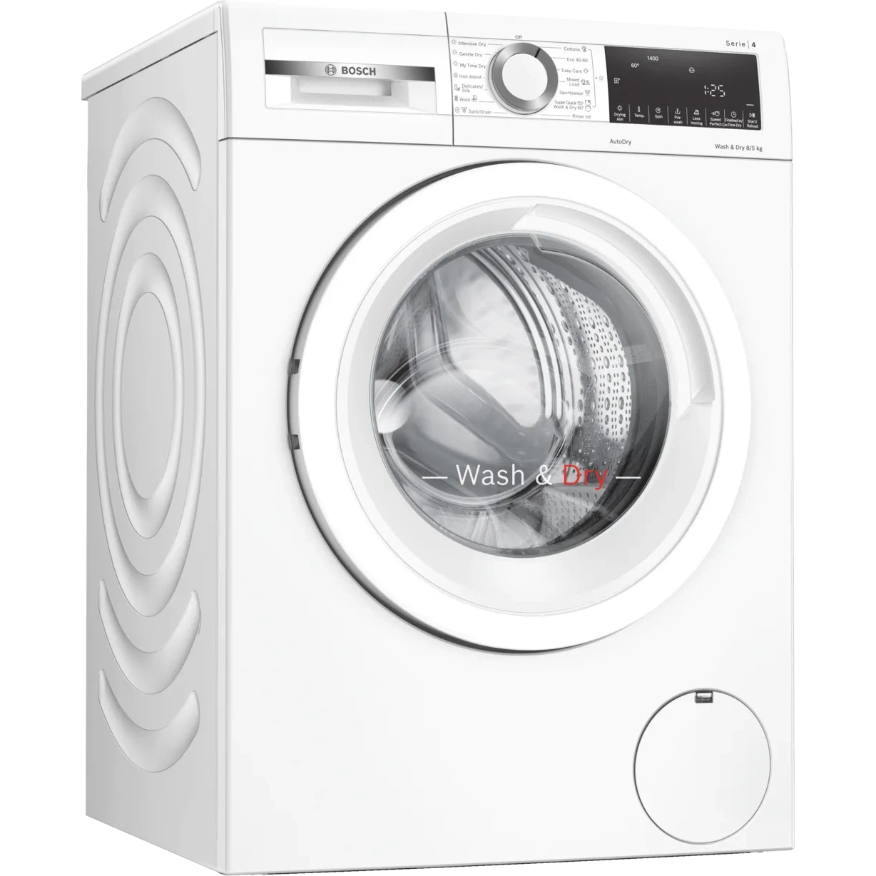 Bosch Series 4 8kg&5kg Washer Dryer White WNA134U8GB