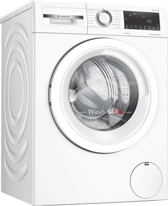 Bosch Series 4 8kg&5kg Washer Dryer White WNA134U8GB