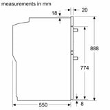 Bosch Series 6 Double Oven Brushed Steel MBA5785S6B