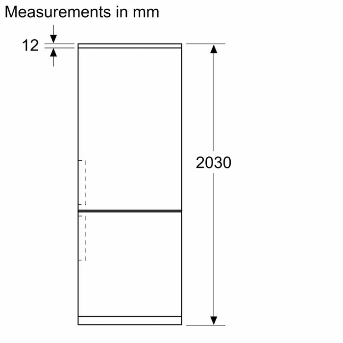 Bosch Series 4 Fridge Freezer Stainless Steel A Rated KGN392LAF