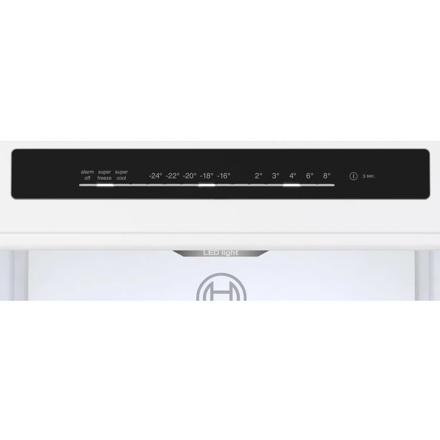 Bosch Series 4 186x60 Fridge Freezer Stainless Steel KGN362LDFG