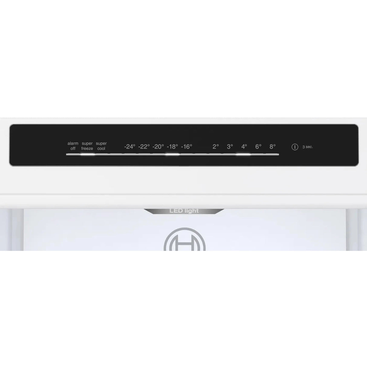 Bosch Series 4 186x60 Fridge Freezer Stainless Steel KGN362LDFG