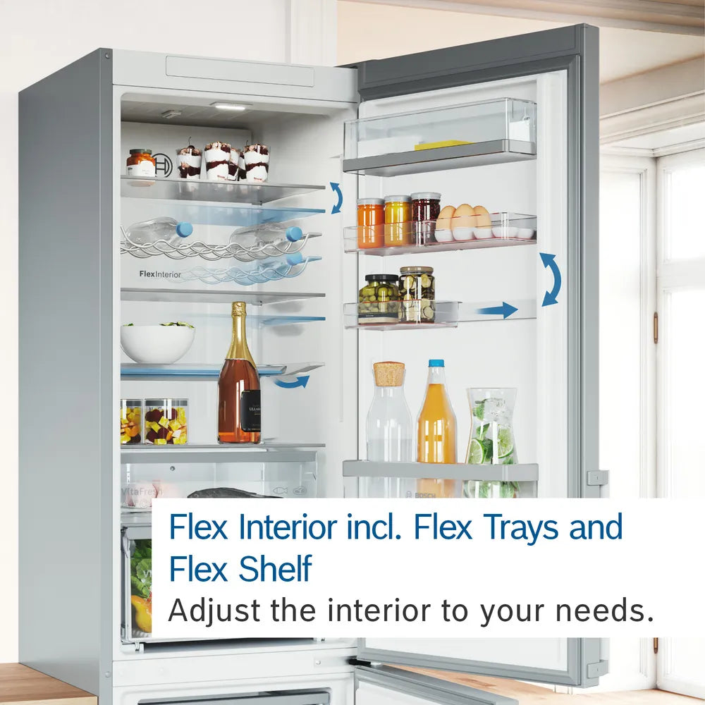 Bosch Series 6 Fridge Freezer White KGN39AWCTG