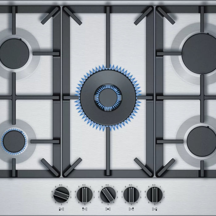 Neff N70 75cm S/Steel Gas Hob T27DS59N0