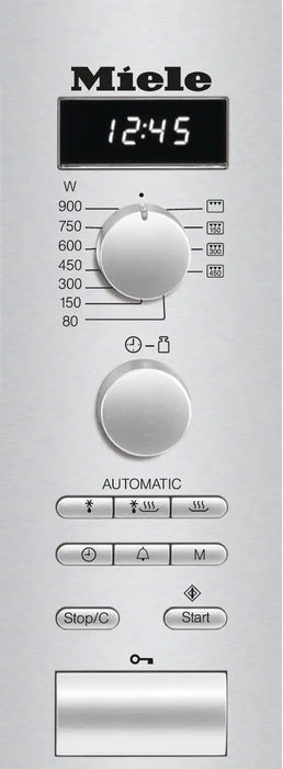Miele 900W 26Ltr Microwave & Grill Stainless Steel M 6012 SC