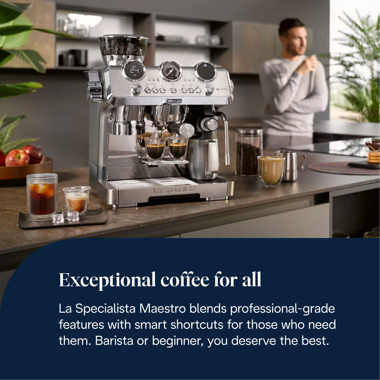 Delonghi La Specialista Maestro Bean To Cup Coffee Machine | EC9885.M