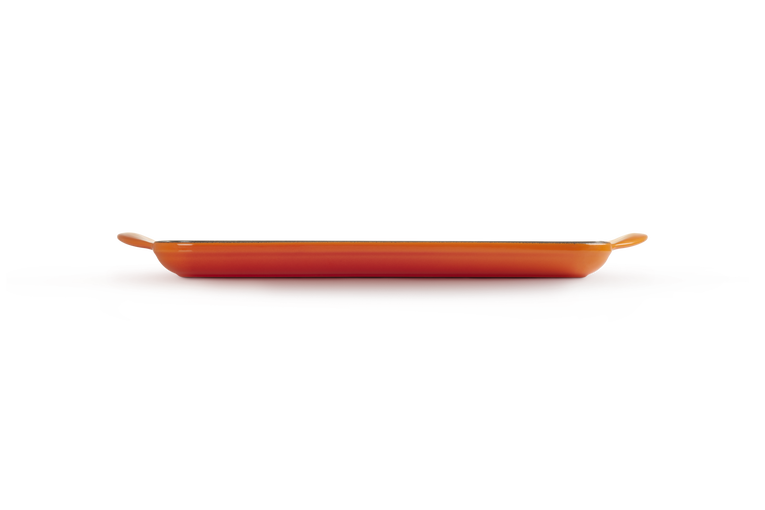 Le Creuset 32cm Cast Iron Rectangular Grill - Volcanic | 20202320900460