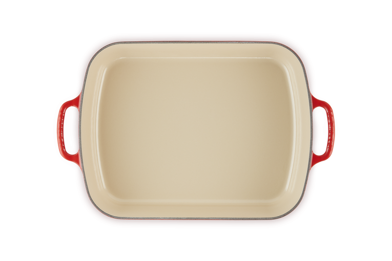 Le Creuset 33cm Cast Iron Roaster - Cerise | 20184330602422
