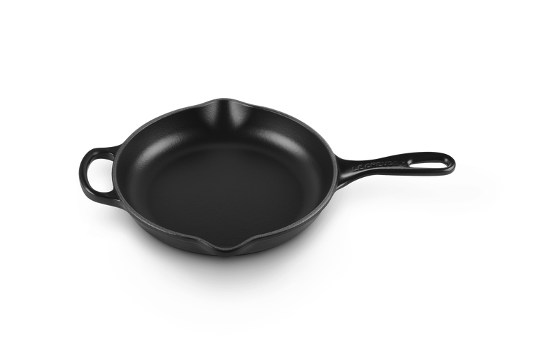 Le Creuset 23cm Cast Iron Round Skillet - Satin Black | 20182230000422