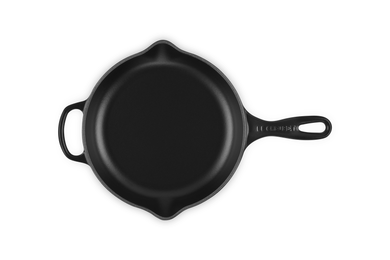 Le Creuset 23cm Cast Iron Round Skillet - Satin Black | 20182230000422