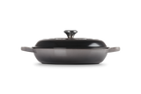 Le Creuset Signature 30cm Cast Iron Shallow Casserole - Flint | 21180304442430