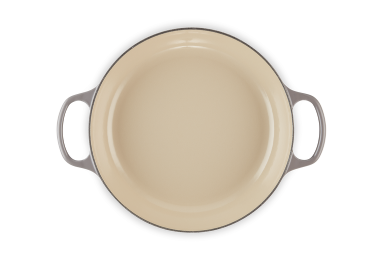 Le Creuset Signature 30cm Cast Iron Shallow Casserole - Flint | 21180304442430