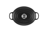Le Creuset Signature 27cm Cast Iron Oval Casserole - Satin Black | 21178272202430