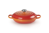 Le Creuset Signature 26cm Cast Iron Shallow Casserole - Volcanic | 21180260902430