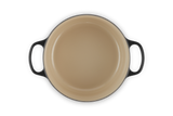 Le Creuset Signature 26cm Cast Iron Round Casserole - Satin Black | 21177260002430