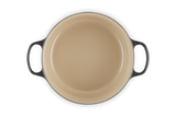 Le Creuset Signature 28cm Cast Iron Round Casserole - Satin Black | 21177280002430