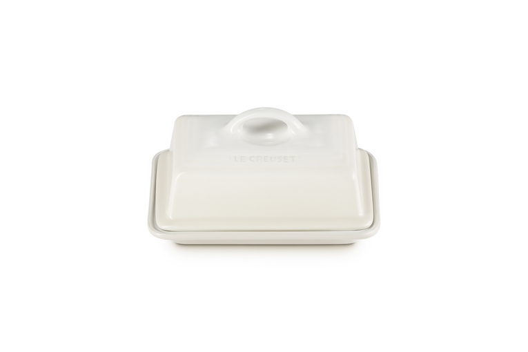 Le Creuset Stoneware Butter Dish - Meringue | 70837177160000