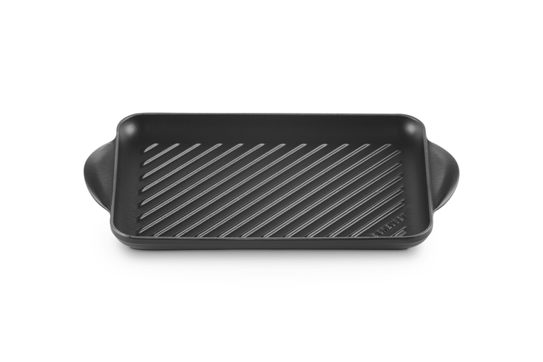 Le Creuset 32cm Cast Iron Rectangular Grill - Satin Black | 20202320000460